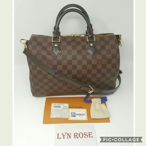 Authentic Louis Vuitton Speedy 30 DE Bandoliere